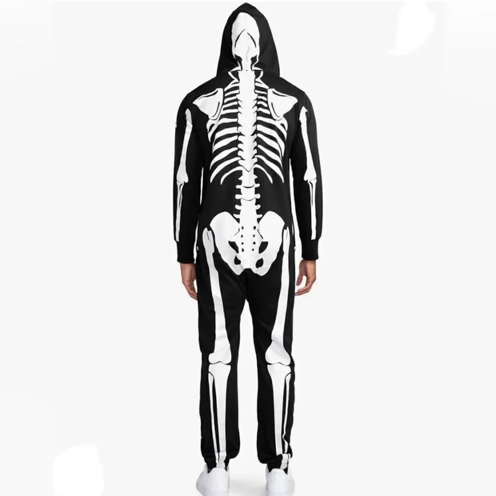 JACK SKELLINGTON ONE PIECE SKELETON COSTUME - Picture 2 of 5